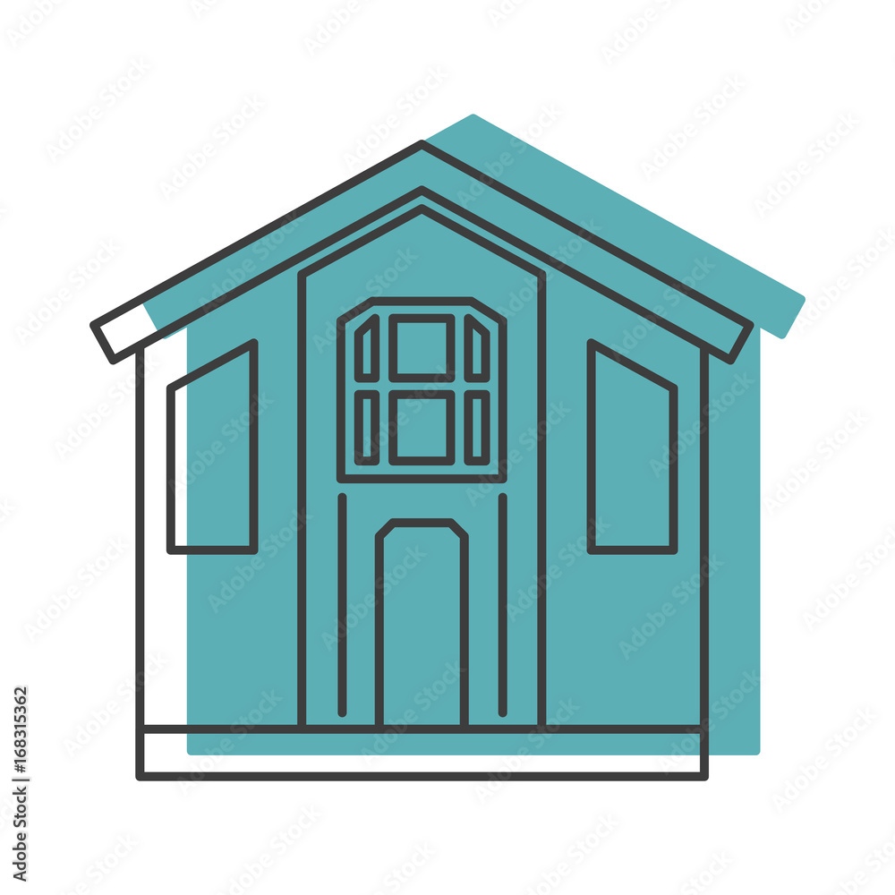 Country house doodle icon vector illustration for design and web isolated on white background Country house doodle icon vector illustration for design and web isolated on white background
