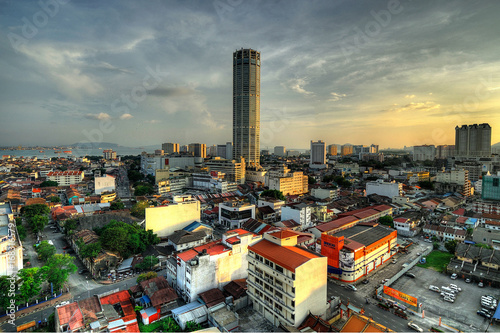 KOMTAR Tower, Georgetown, Penang, Malaysia.