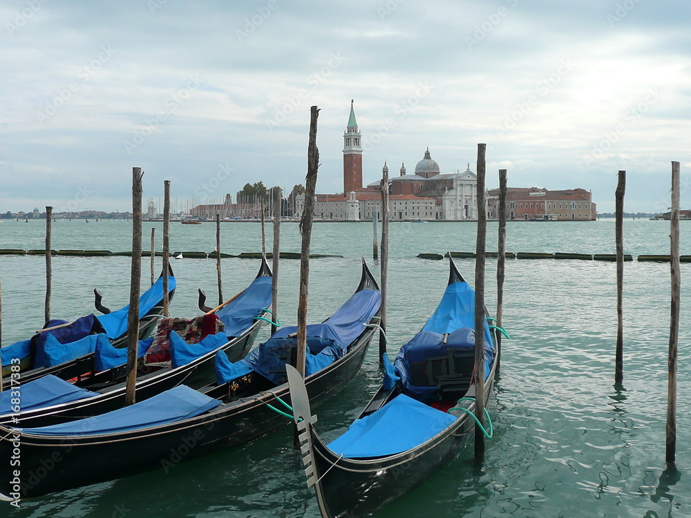 gondolas, Venice