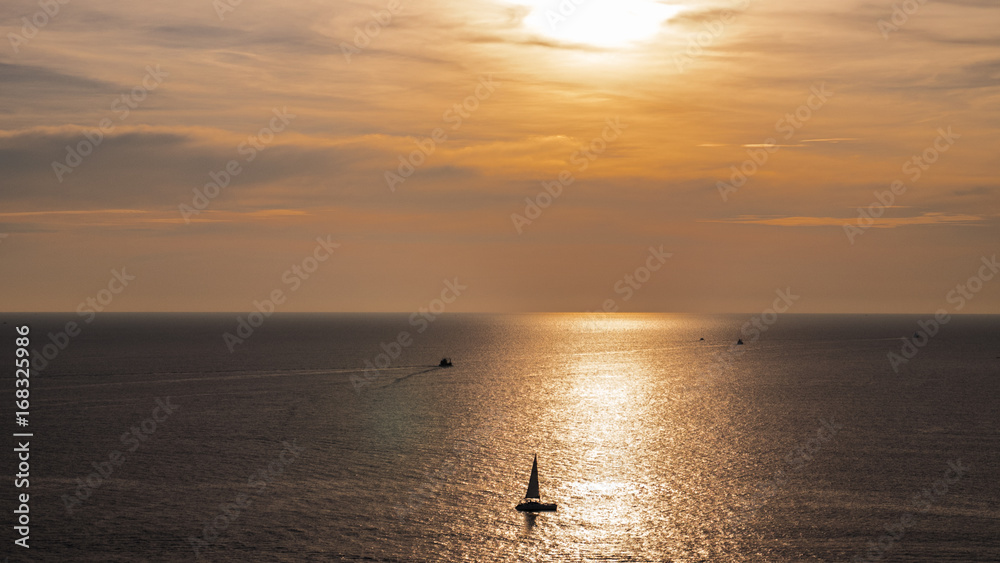 Sun set scenery at Phromthep cape, Phuket Sun set scenery at Phromthep cape, Phuket