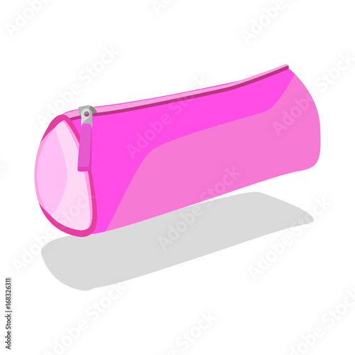 Pencil case vector purpure