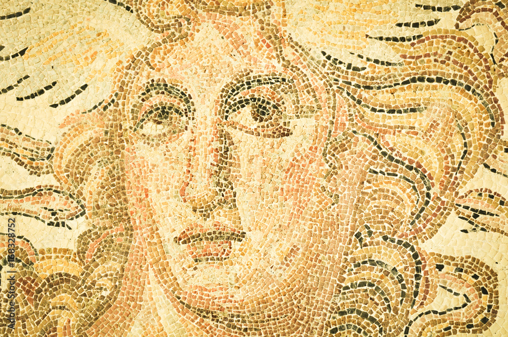 Fototapeta premium Greek mosaic in Athens, Greece