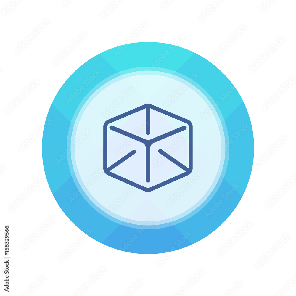 Paper Flat Cirlce Button