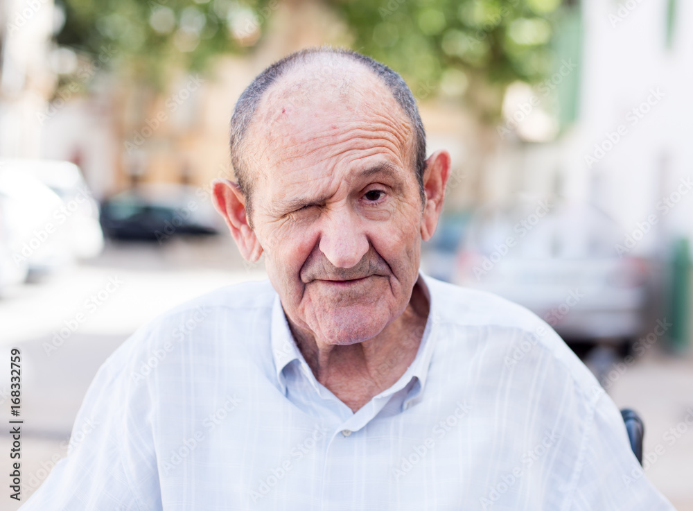 Portrait of an elderly man Portrait of an elderly man