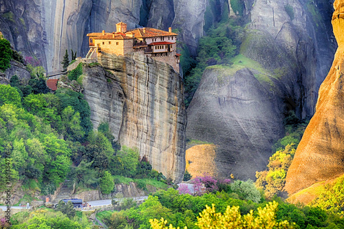 Meteora is included in the UNESCO World Heritage Site. Meteora is a big monastery complex including nine reserved monastery built on top of difficult high cliffs resembling stone pillars 400 meters