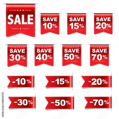 Autumn Sale Orange Poster, Vector Illustration, With Gradient Mesh