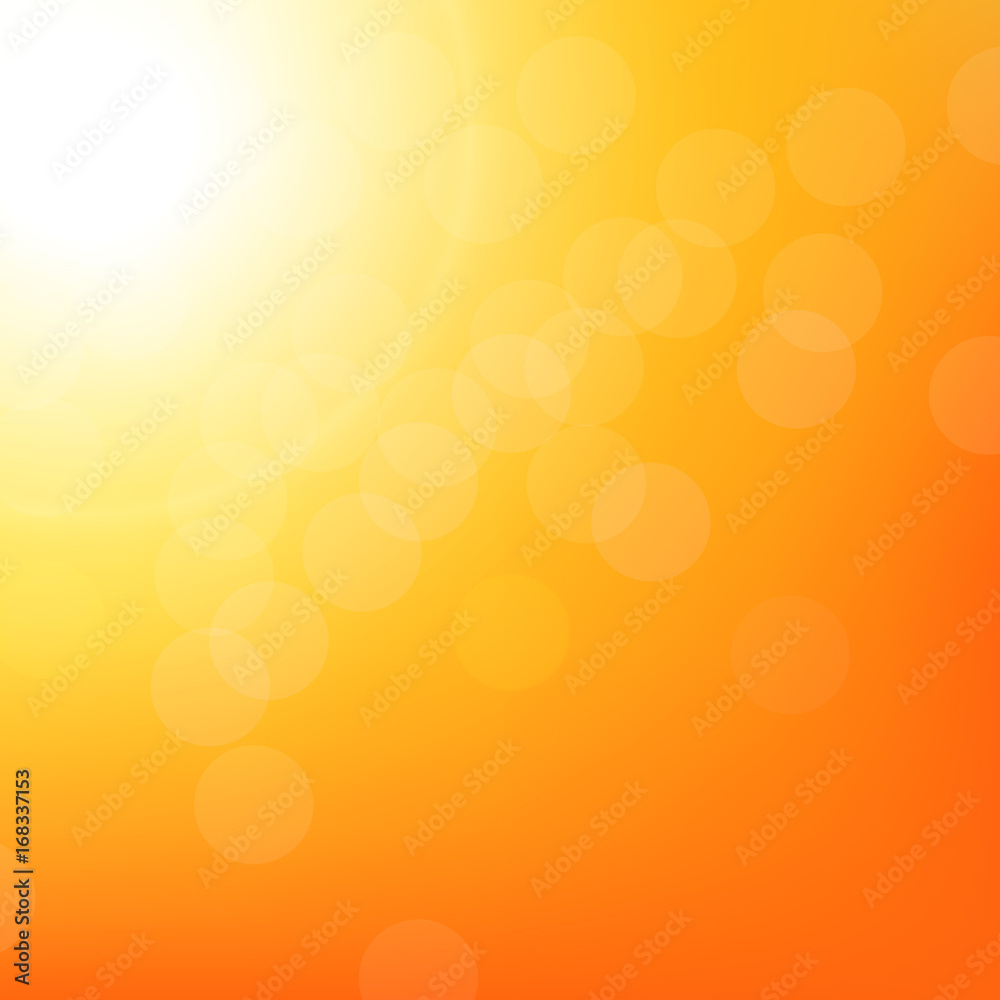 Sunbeam Background With Bokeh