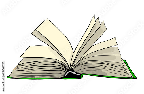open book vector symbol icon design. Beautiful illustration isolated on white background