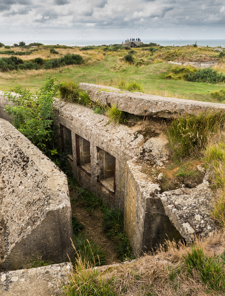 Concrete bunker Pointe Du Hoc