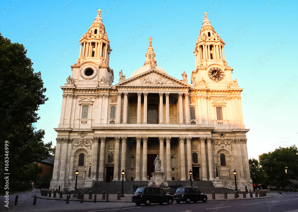 The Saint Paul's Cathedral in London , United Kingdom