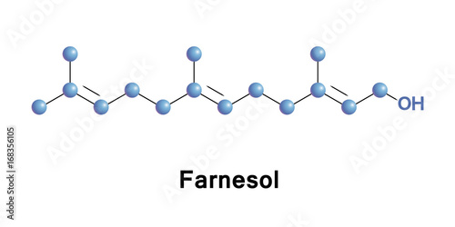 Farnesol acyclic sesquiterpene alcohol