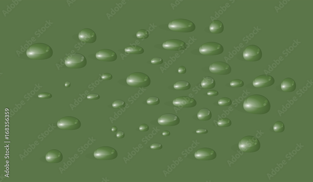 Water drop. Dew. Glass sphere. Bubble. Vector illustration Water drop. Dew. Glass sphere. Bubble. Vector illustration