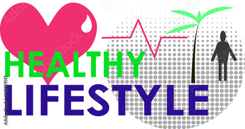 picture promoting a healthy lifestyle.