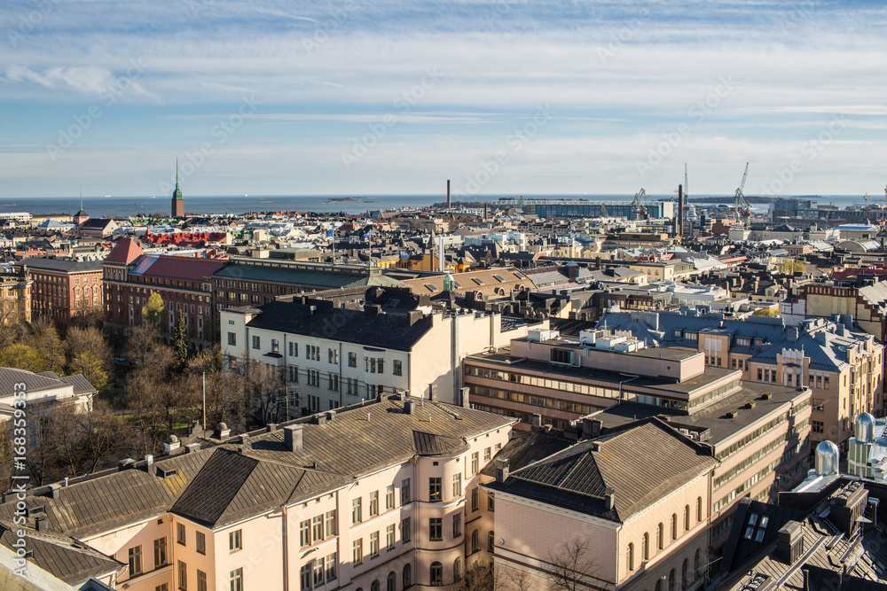 Panoramic View of Helsinki City