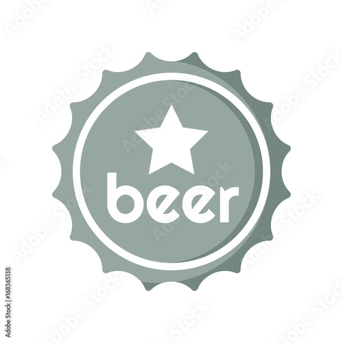 Icon illustration for beer bottle cap