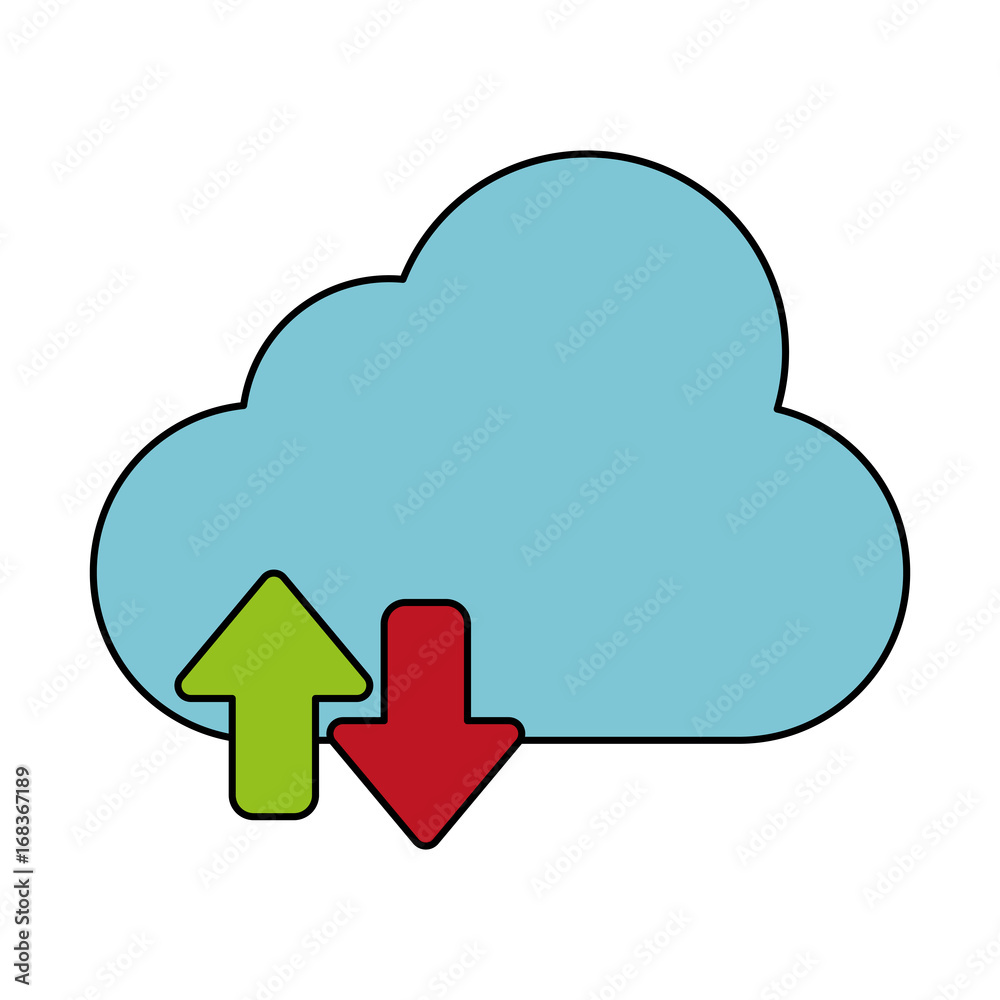 cloud storage icon image vector illustration design cloud storage icon image vector illustration design