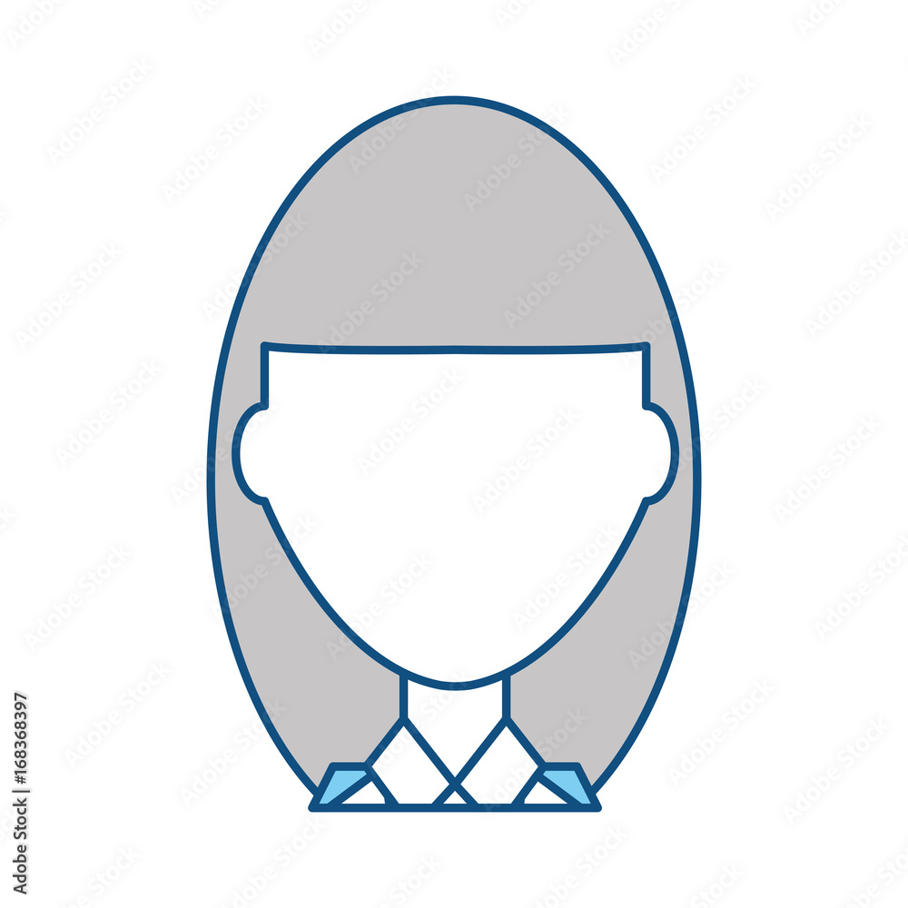 Business woman profile cartoon Business woman profile cartoon