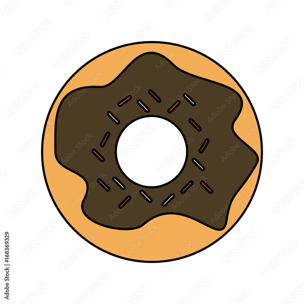 donut pastry icon image vector illustration design donut pastry icon image vector illustration design