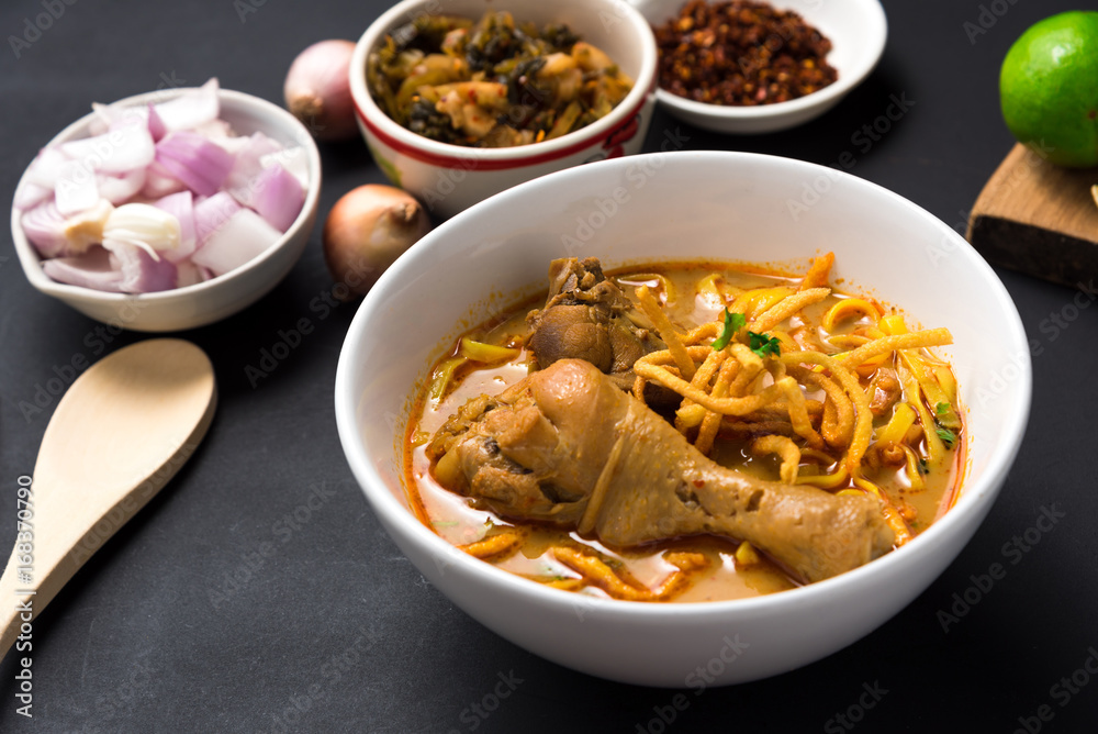 Khao Soi Recipe, Curried Noodle Soup with Chicken Khao Soi Recipe, Curried Noodle Soup with Chicken