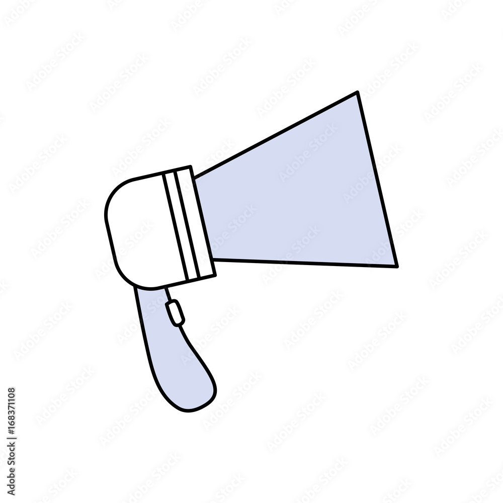 Bullhorn advertising symbol Bullhorn advertising symbol