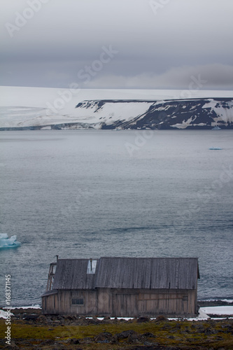 One of oldest polar stations in Arctic. Franz Josef Land photo