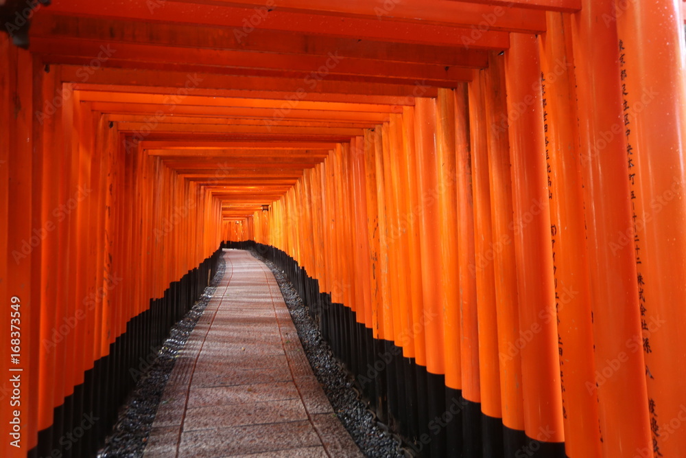Obraz premium Senbon Torii z Fushimi Inari