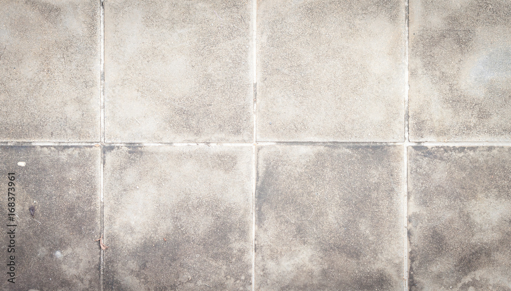 Fototapeta premium Cement square floor