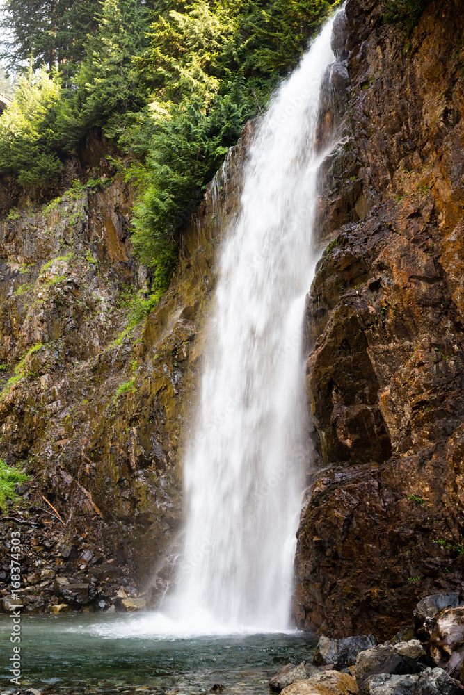Obraz premium Franklin Falls in Washington state.