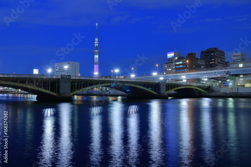 蔵前橋と隅田川