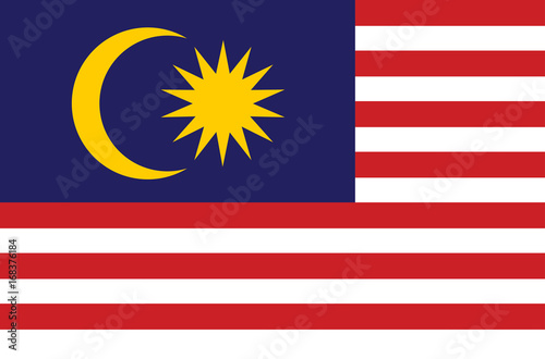 Vector image of Malaysia Flag