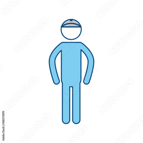 Delivery man courier