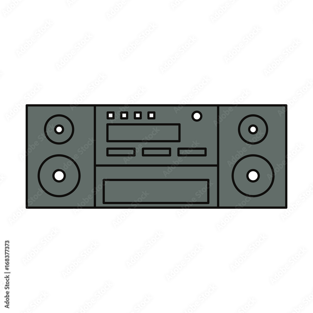 Obraz premium Vintage radio stereo