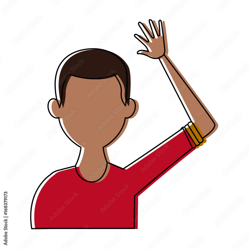 portrait of a young man character on white background vector illustration portrait of a young man character on white background vector illustration