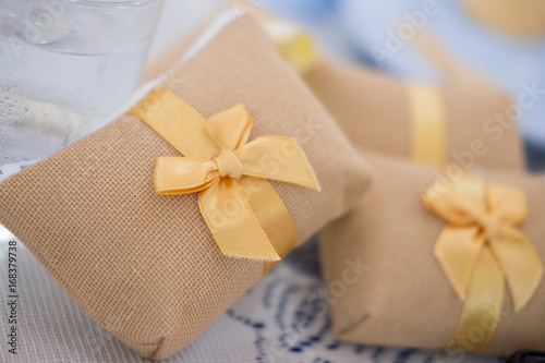 Decorated wedding favors gift
