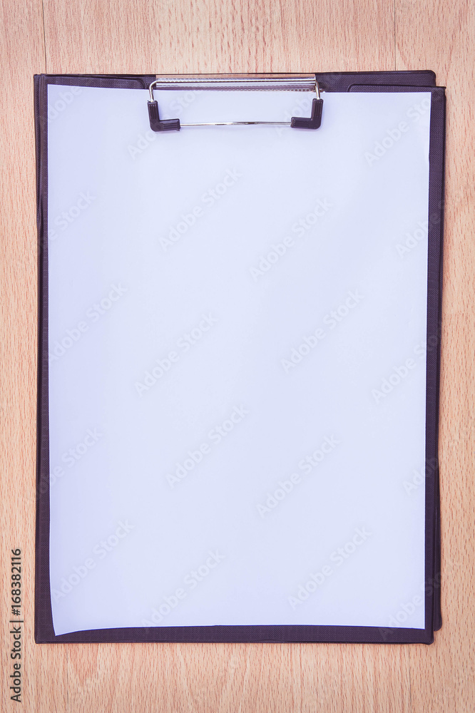 white paper note on bord Blank space for text input. white paper note on bord Blank space for text input.