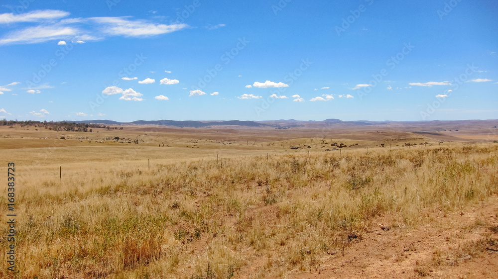 Monaro Grasslands wide open view Stock Photo | Adobe Stock