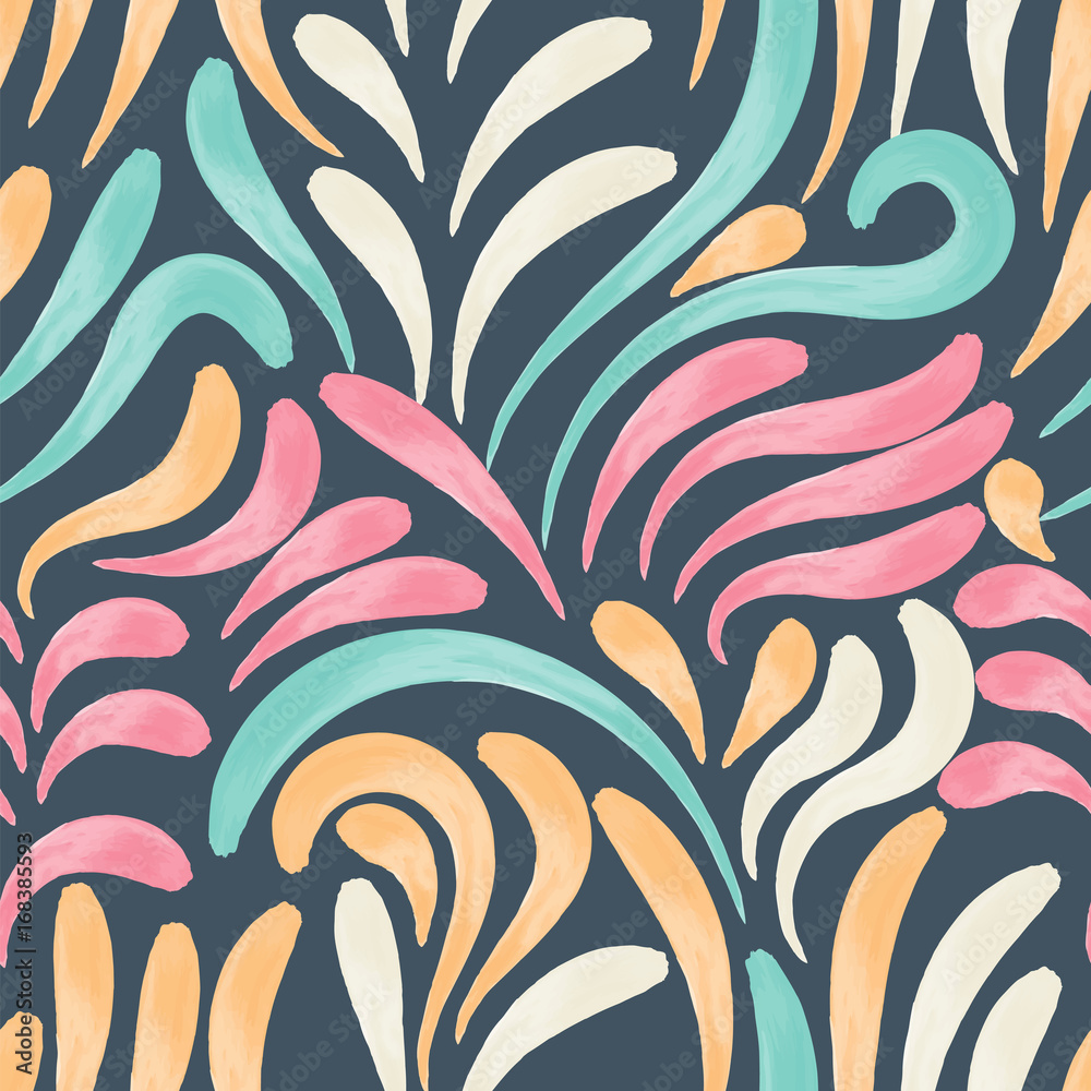 Loose swirls. Loose swirls.