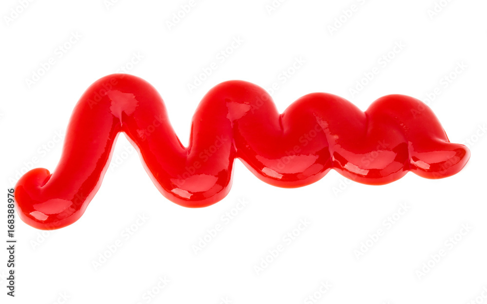 Tomato sauce, ketchup isolated on white background Tomato sauce, ketchup isolated on white background