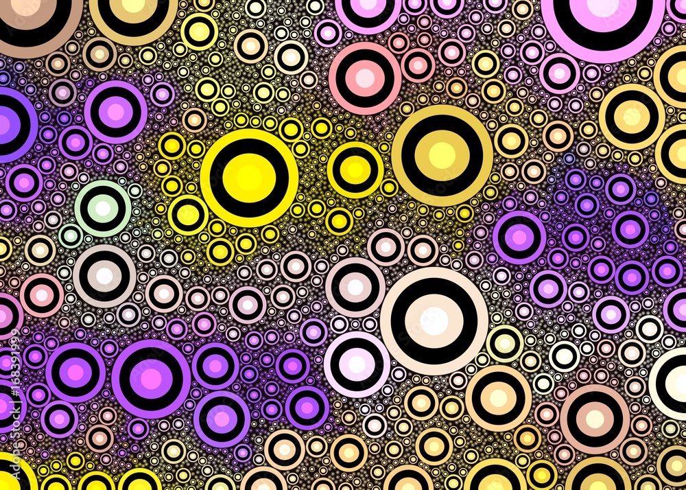 color dot bubble style texture graphic illustration background