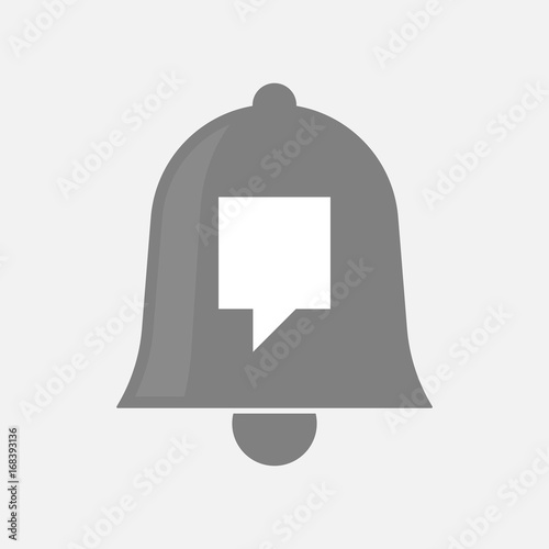 Isolated bell with a tooltip