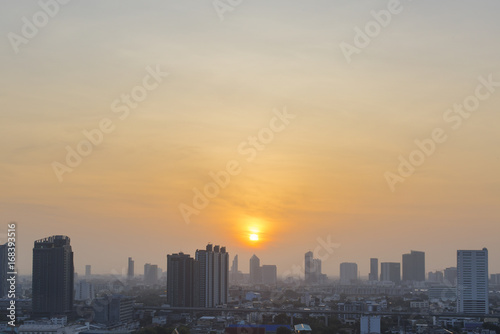 Morning time, rush hour of Bangkok Thailand © designbydx