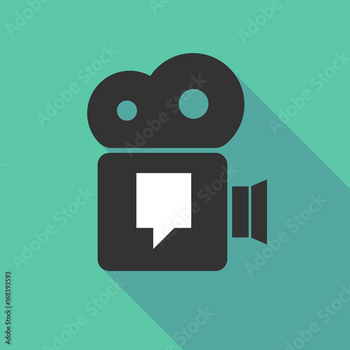 Long shadow camera with a tooltip