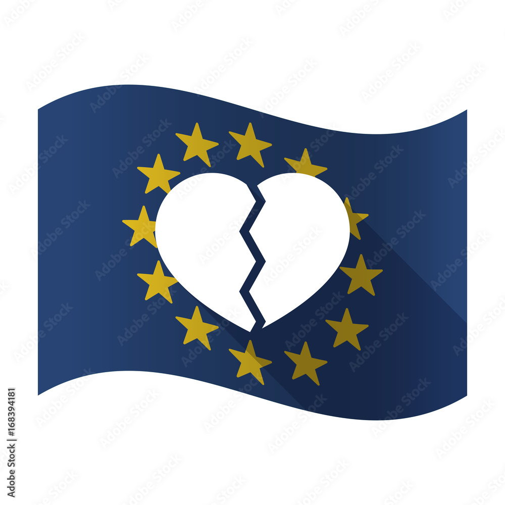 Isolated EU flaw with a broken heart