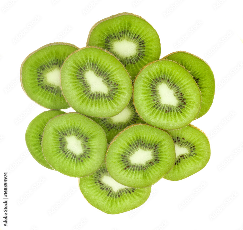 Fototapeta premium kiwi fruit isolated on white