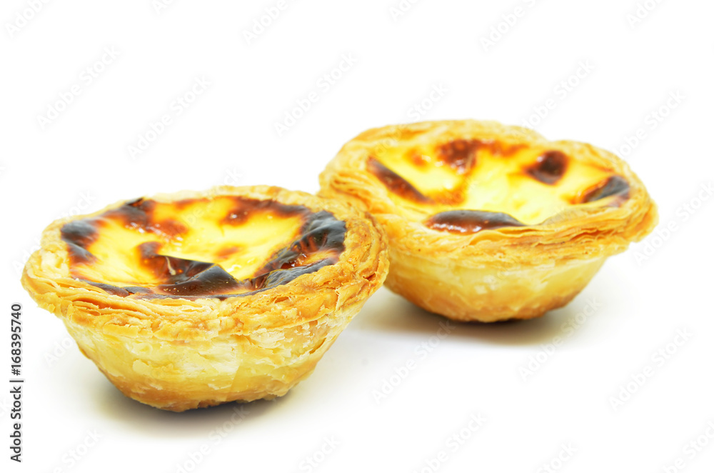 Typical Portuguese custard pies Typical Portuguese custard pies