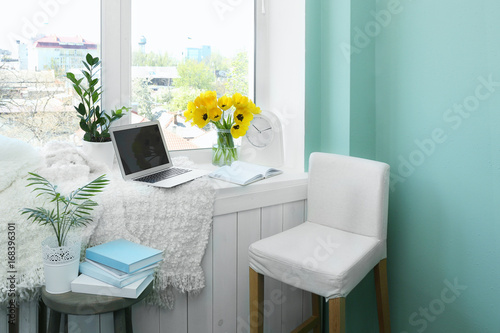 Modern comfortable workplac...