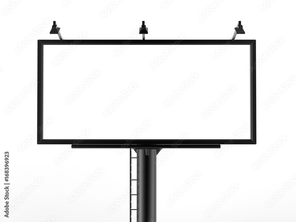 Billboard blank white for outdoor advertising poster or blank billboard advertisement mock up template can be used for display your products or promotion.size 10'-5 Billboard blank white for outdoor advertising poster or blank billboard advertisement mock up template can be used for display your products or promotion.size 10'-5