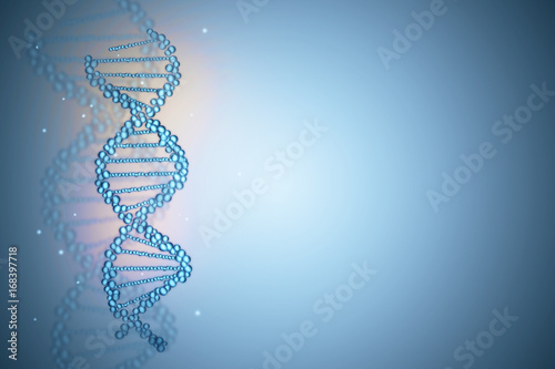Blue DNA background