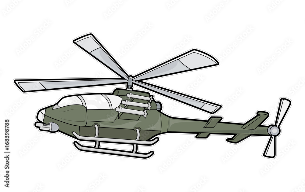 Retro Helicopter