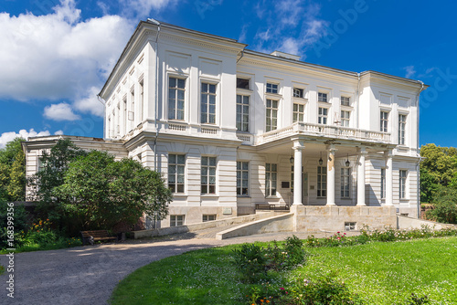 Facade view of Bogoroditsky Palace, manor estate of earl Bobrinsky, Tula region, Russua © muph